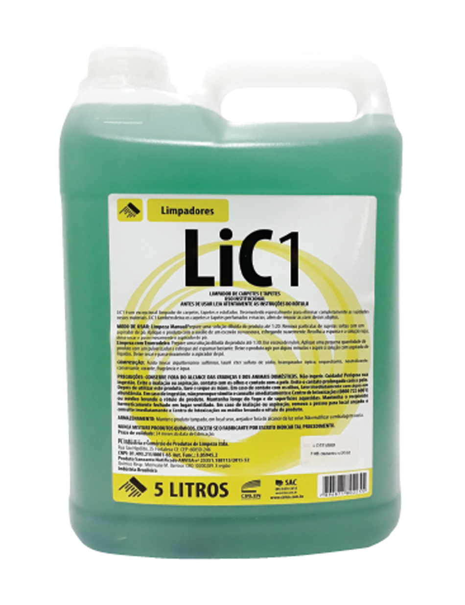 LiC1 | Limpador de Carpetes/Tapetes – 5 Litros