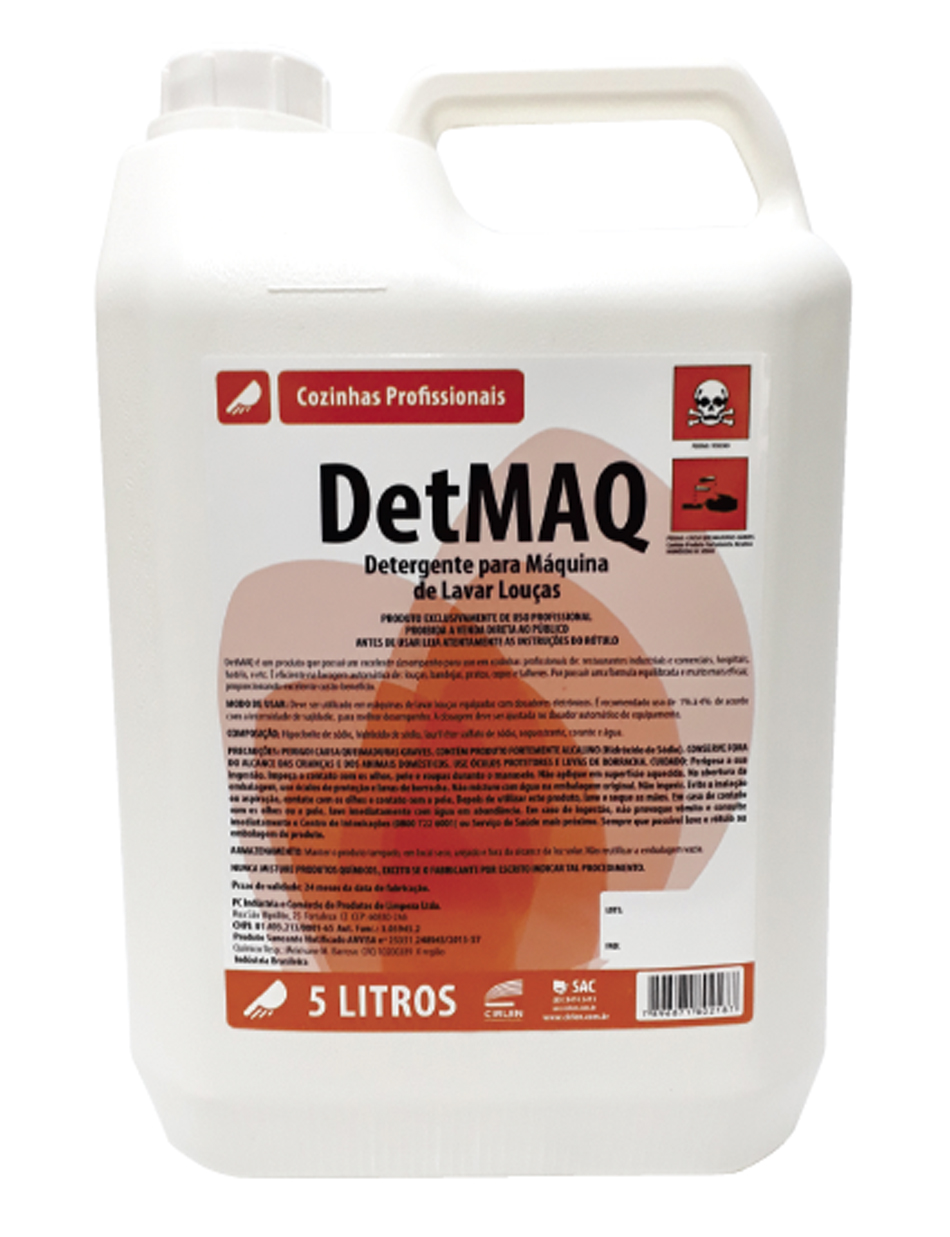 DetMAQ – Detergente para máquina de lavar louças